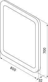 Iddis Мебель для ванной Edifice 80 подвесная белая – фотография-16
